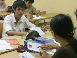Thí sinh dự thi đại học được tạo mọi điều kiện - Ảnh: Ngọc Thắng