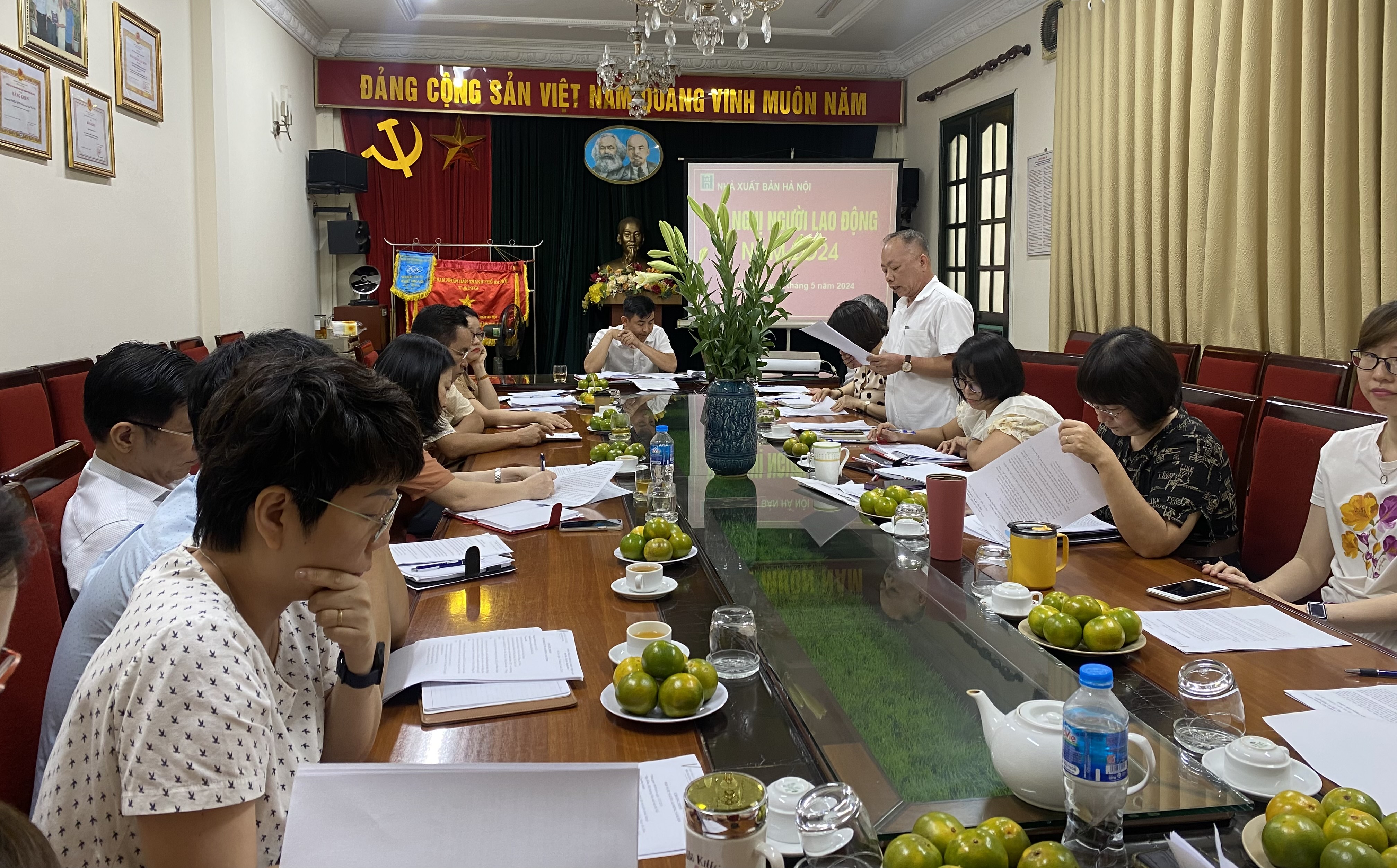 Nhà xuất bản Hà nội tổ chức hội nghị người lao động 2024