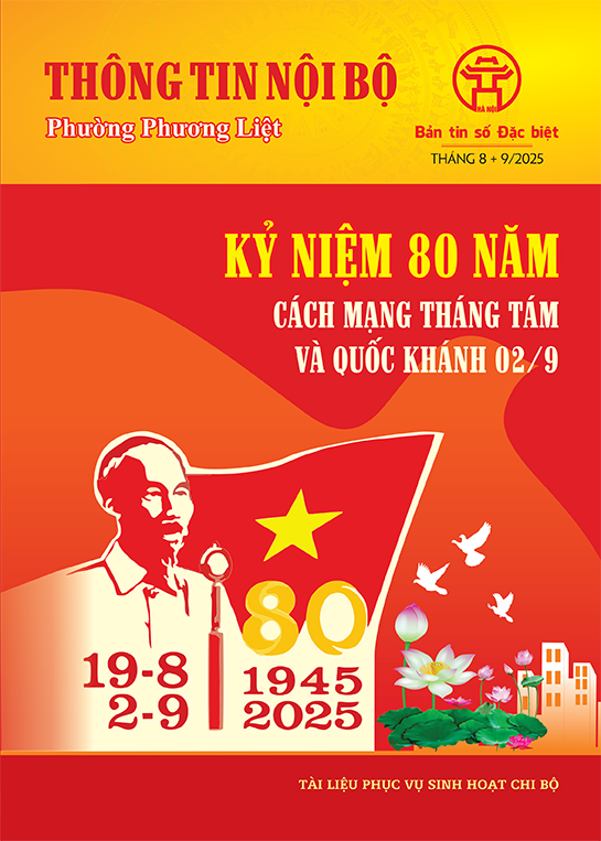 Thông tin nội bộ phường Phương Liệt - Tháng 8 + 9/2025
