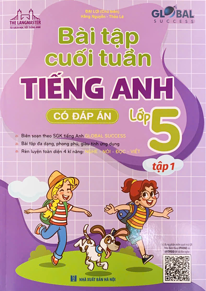 Bài tập cuối tuần tiếng Anh (có đáp án) Lớp 5 - Tập 1