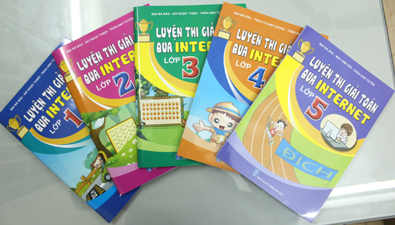 Bộ sách luyện thi giải toán qua Intenet (lớp 1, 2, 3, 4, 5)